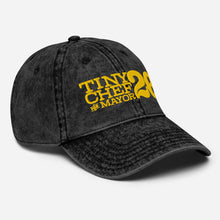 Load image into Gallery viewer, TINY CHEF '26 Vintage Cap (Black + Yellow)