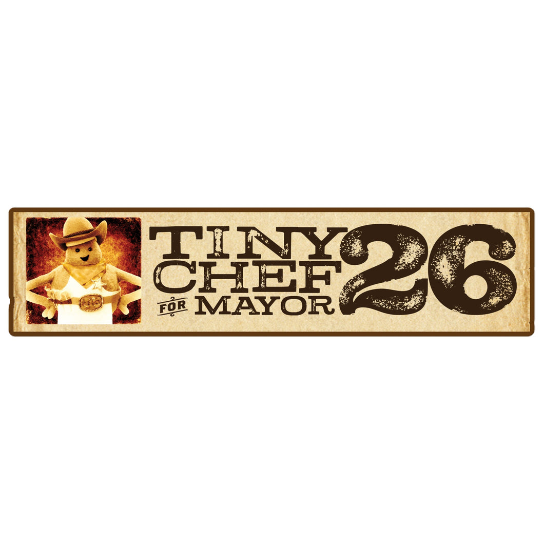 Sticker Mini Chef TINY CHEF '26: Bumper Sticker – The Tiny Chef Show Shop