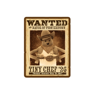 TINY CHEF FOR MAYOR: Stickers - Color