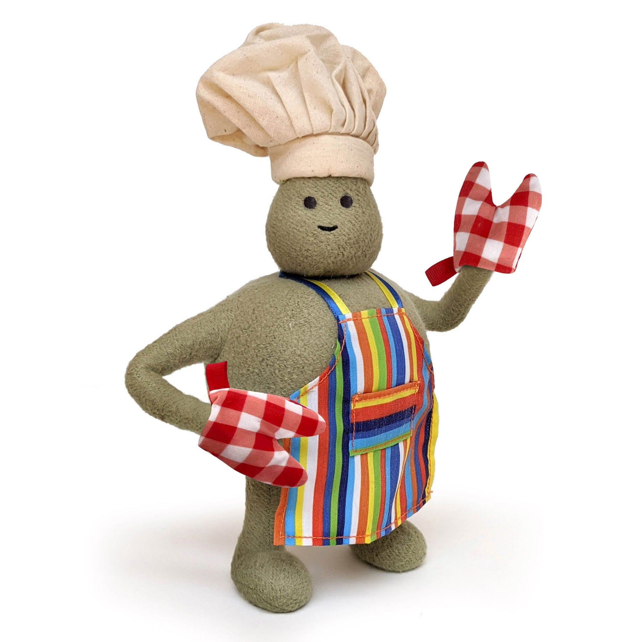 Tiny Chef Toy Oven Mitt & Apron Pattern